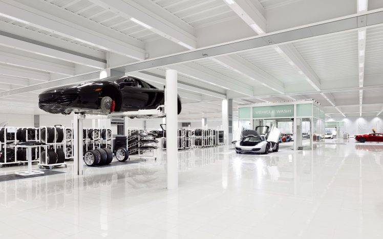 car, McLaren Technology Centre, McLaren MP4 12C, Factories HD Wallpaper Desktop Background