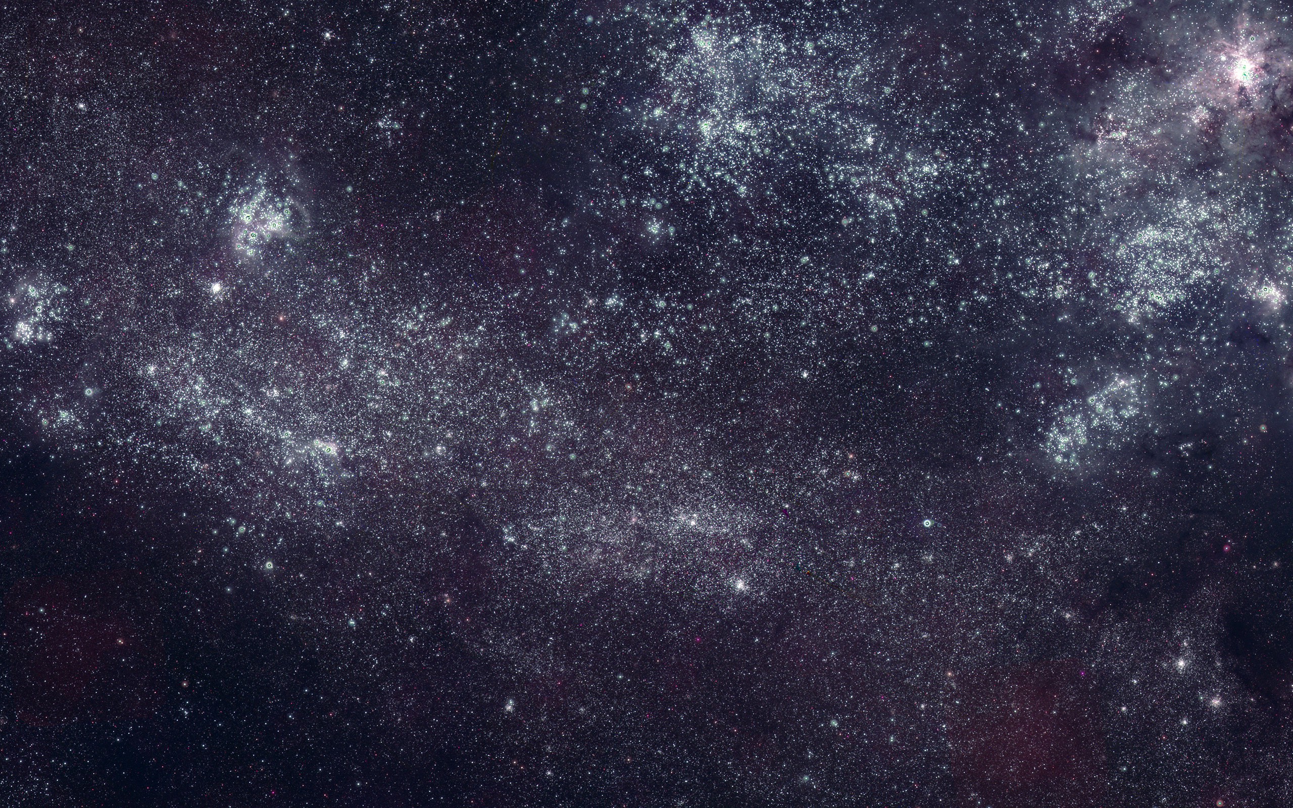 Large Magellanic Cloud, Galaxy, Space, Stars Wallpaper