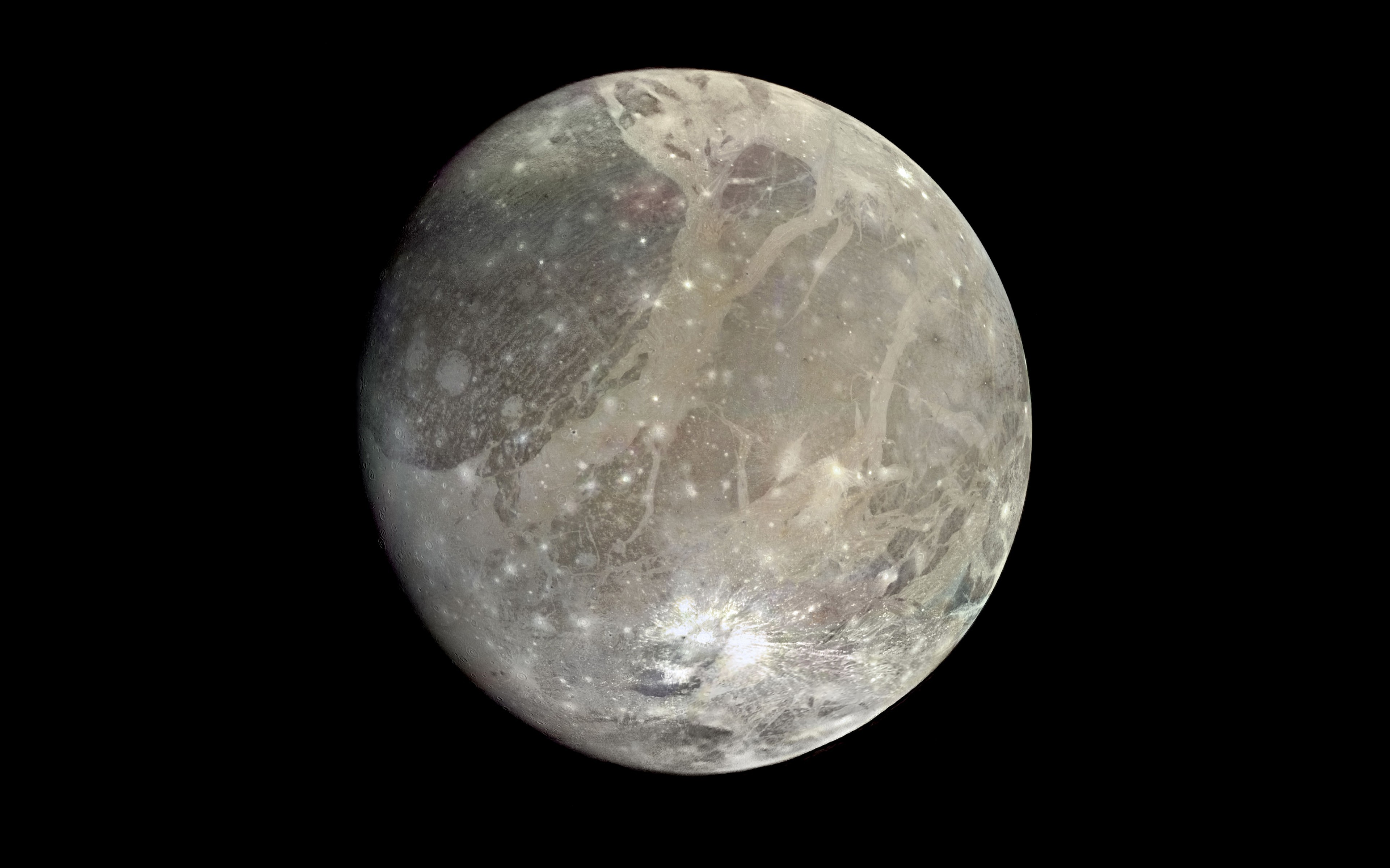 space, Ganymede, Solar System Wallpaper