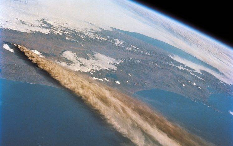 volcano, Eruptions, Space, Chile, Earth HD Wallpaper Desktop Background
