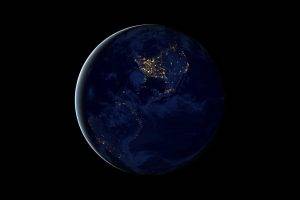 Earth, Night, Space, Planet, Solar System