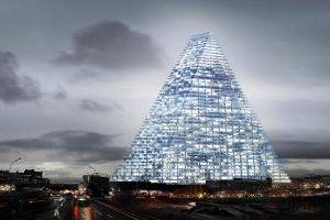 city, Cityscape, Architecture, Pyramid, Triangle, Building, Futuristic, Car, Road, Freemasonry, Paris
