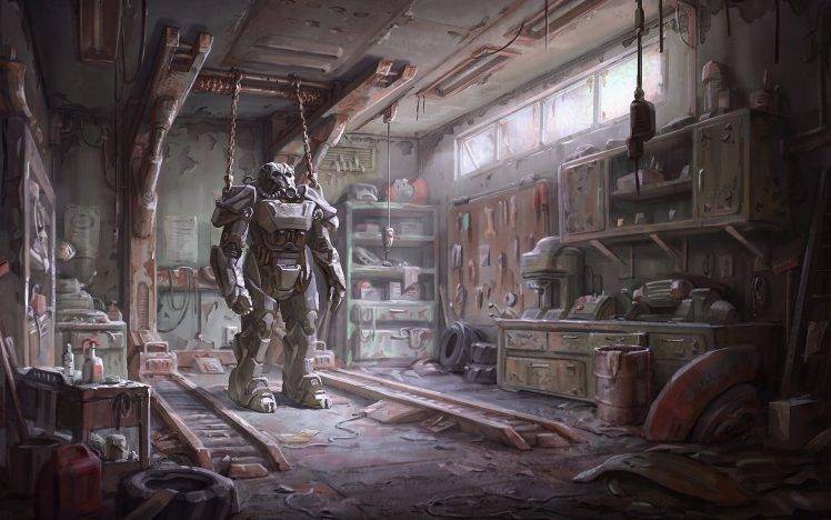 Fallout, Fallout 4, Concept Art, Video Games, Brotherhood Of Steel, Armor HD Wallpaper Desktop Background