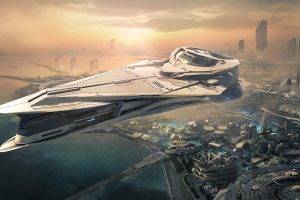 Star Citizen, Video Games, Concept Art, Space, Spaceship, Science Fiction