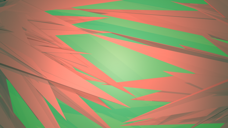 simple, Colorful, Abstract, Geometry, Digital Art, Artwork, Green, Pink HD Wallpaper Desktop Background