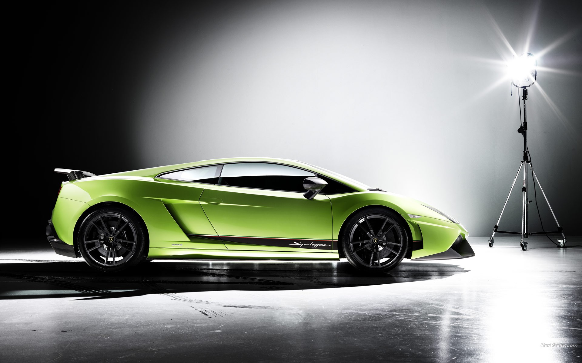 car, Lamborghini, Lamborghini Gallardo Superleggera LP570, Italian Supercars, Green Cars Wallpaper