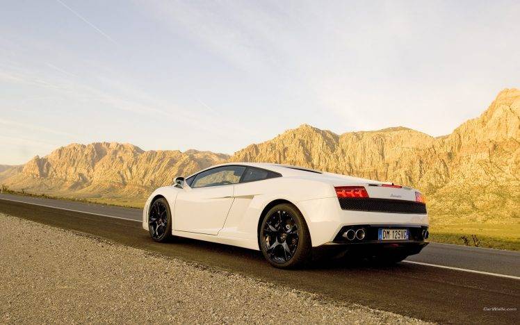 Lamborghini, Car, Lamborghini Gallardo, White HD Wallpaper Desktop Background