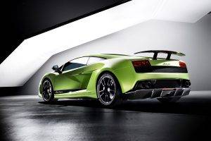car, Lamborghini, Lamborghini Gallardo Superleggera LP570, Green Cars