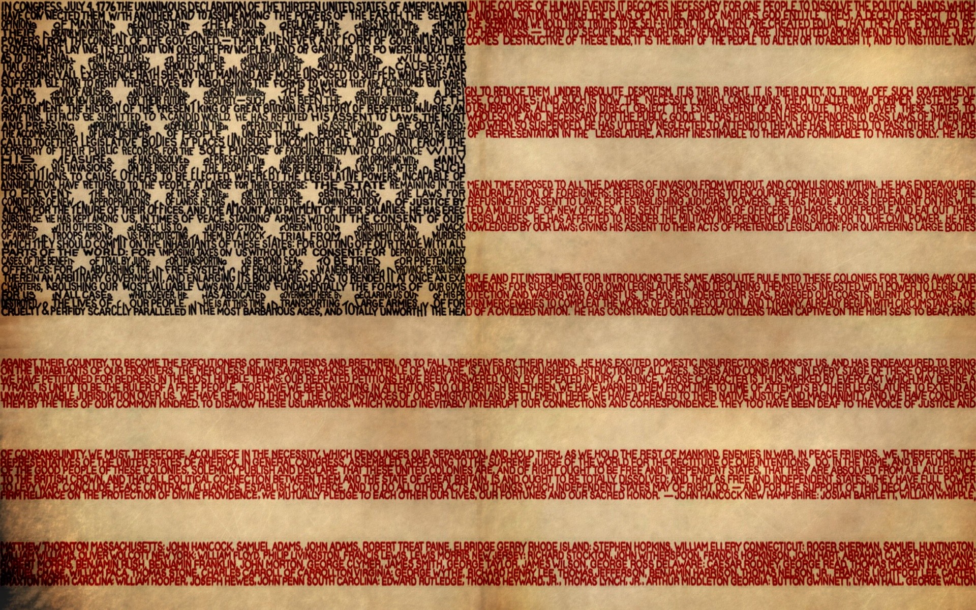 typography, Flag, American Flag, USA Wallpaper