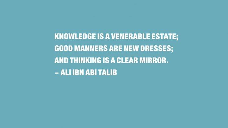 Imam, Ali Ibn Abi Talib, Islam, Quote, Simple, Simple Background HD Wallpaper Desktop Background