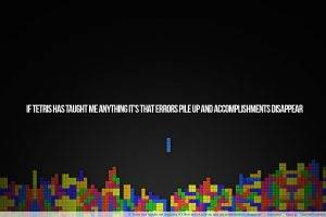 Tetris, Errors, Video Games, Minimalism