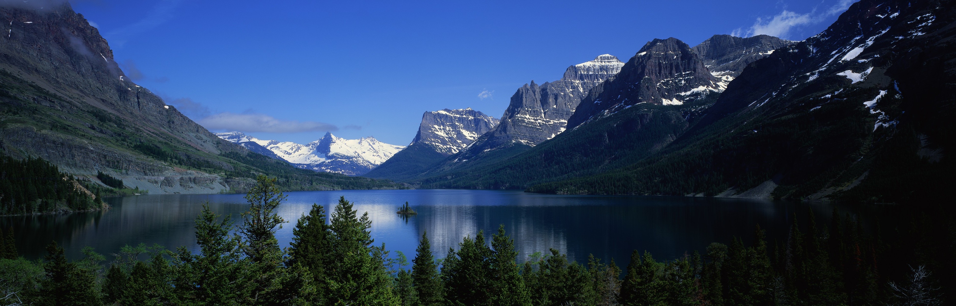 mountain, Lake, Canada Wallpaper