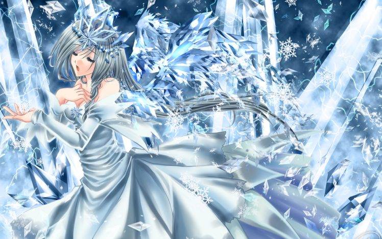ice, Anime, Anime Girls HD Wallpaper Desktop Background