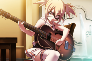 anime, Princess Sarah, Anime Girls, Guitar