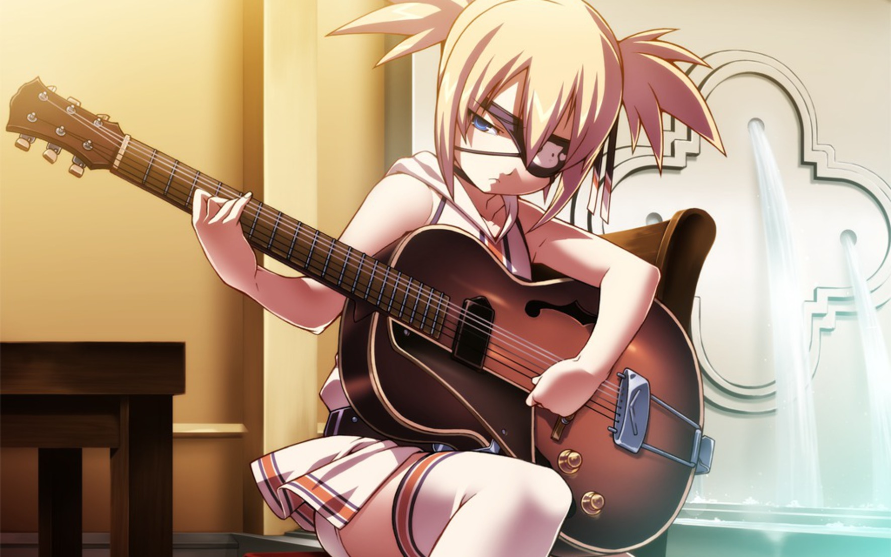 anime, Princess Sarah, Anime Girls, Guitar Wallpaper