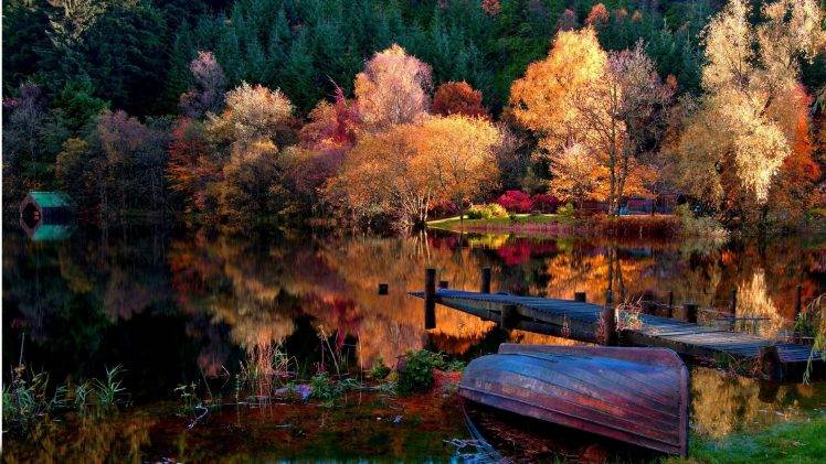 fall, Nature, Trees HD Wallpaper Desktop Background