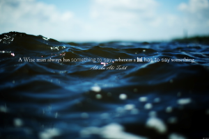 Ali Ibn Abi Talib, Islam, Imam, Quote, Sea, Water, Sky, Nature