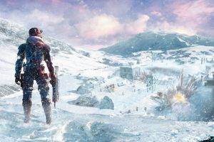 Lost Planet, Video Games, Concept Art, Snow, Winter, Weapon