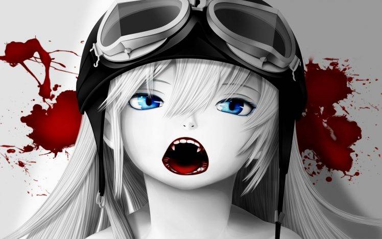 Monogatari Series, Oshino Shinobu, Vampires, Anime, Anime Girls HD Wallpaper Desktop Background