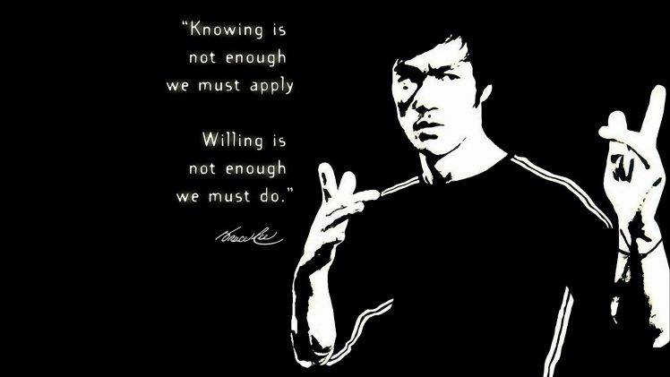 quote, Bruce Lee, Motivational HD Wallpaper Desktop Background