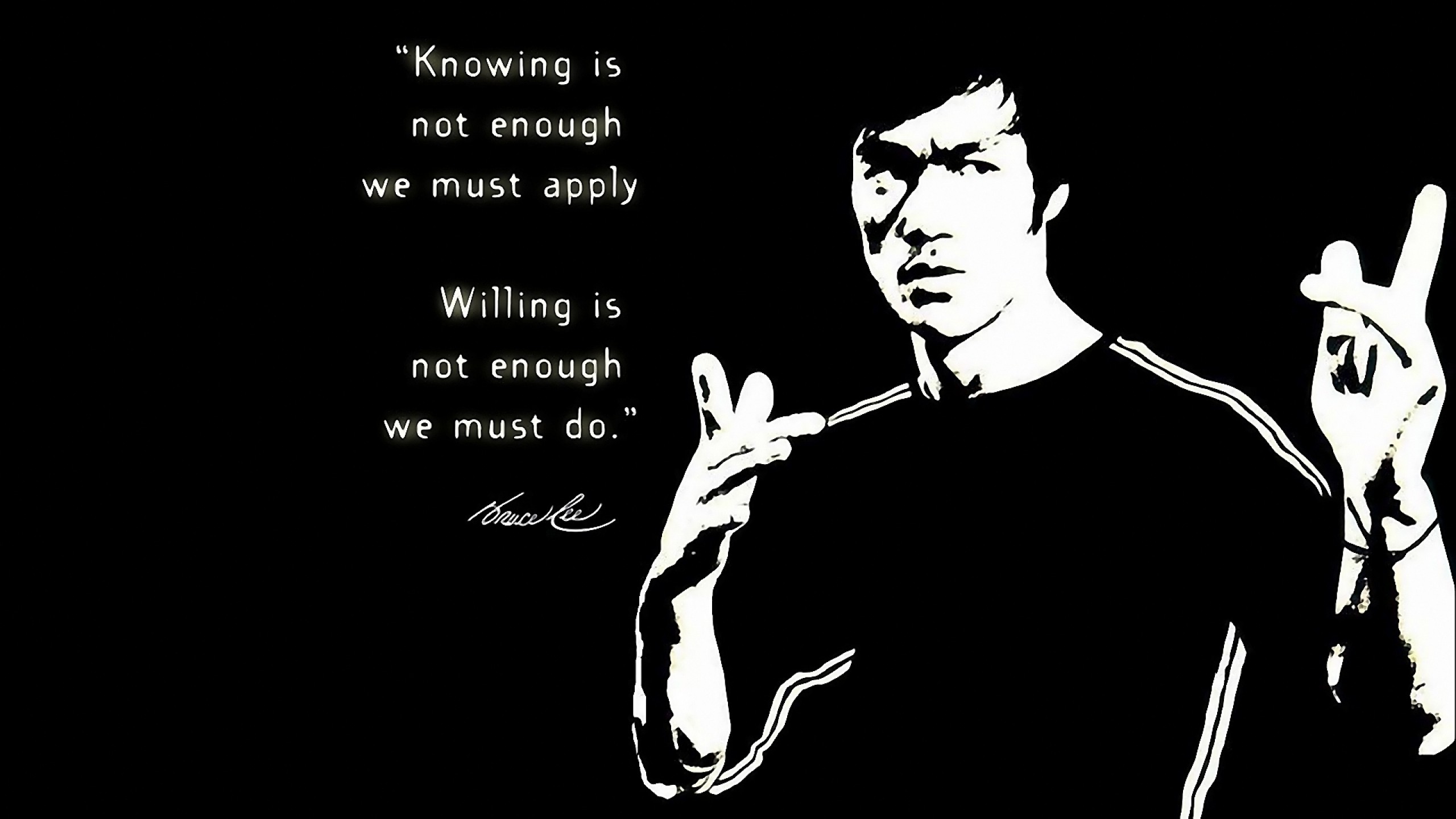 quote, Bruce Lee, Motivational Wallpaper