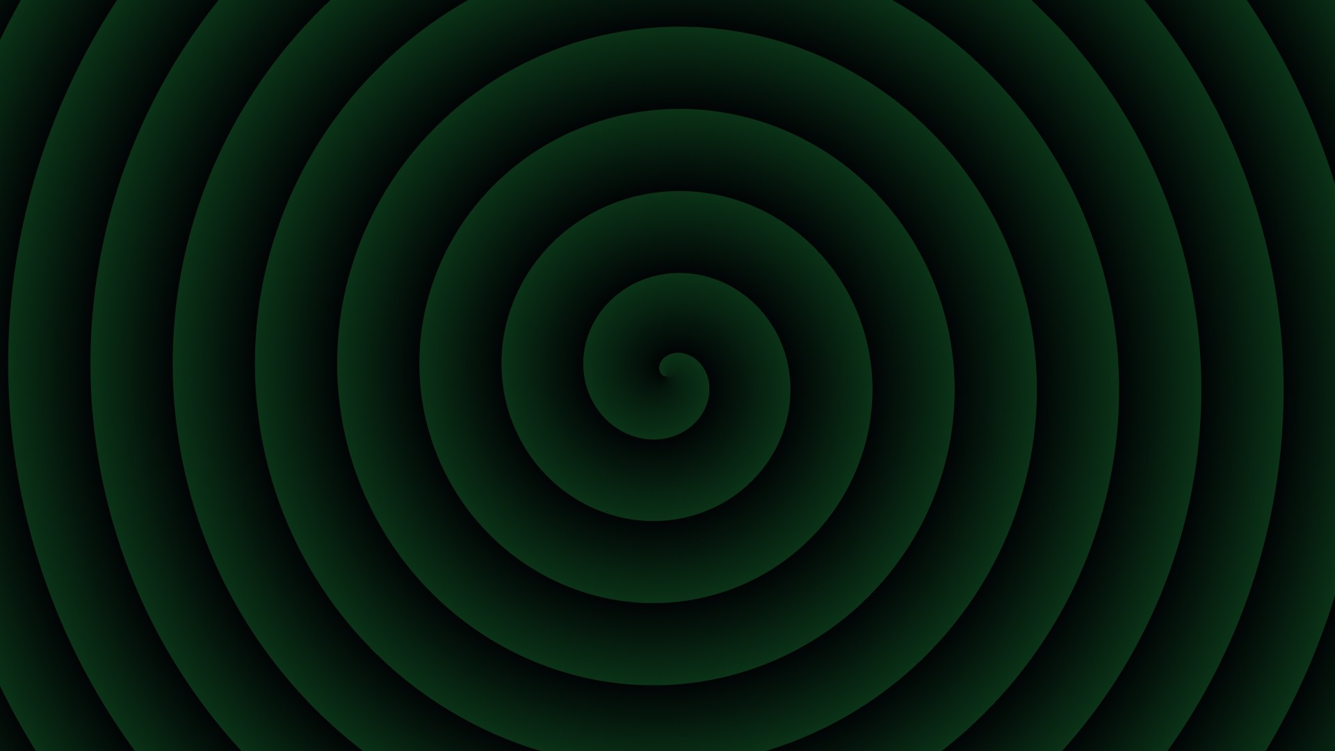 green, Spiral, Abstract Wallpaper