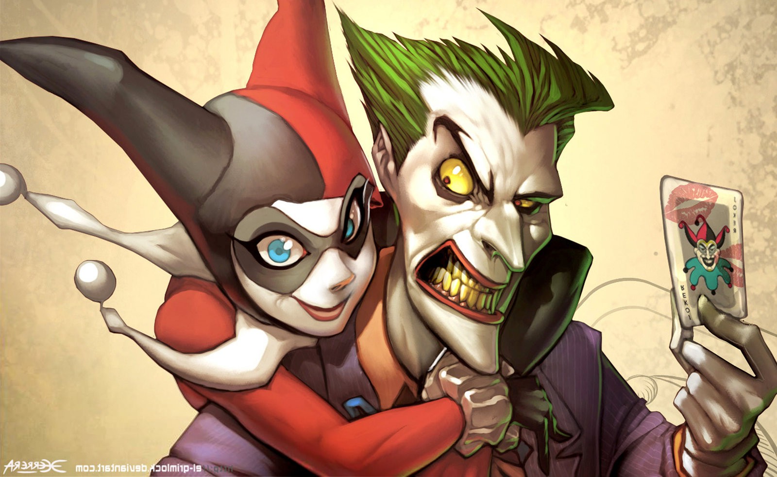 Joker, Harley Quinn, DC Comics Wallpaper