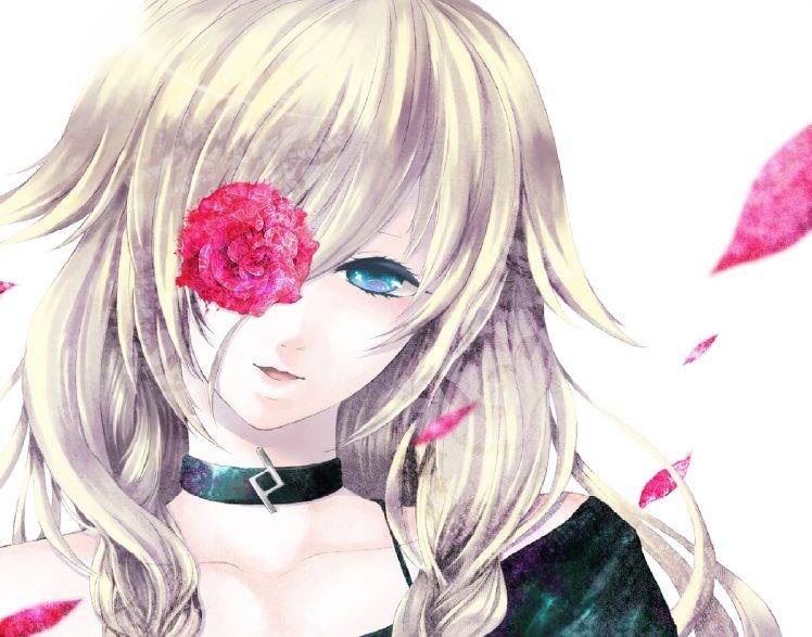 rose, Anime Girls, Vocaloid, IA (Vocaloid) HD Wallpaper Desktop Background