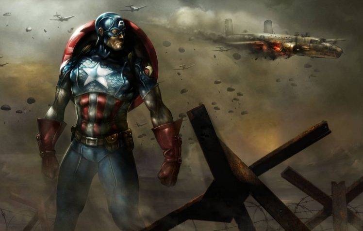 Captain America, Marvel Comics HD Wallpaper Desktop Background