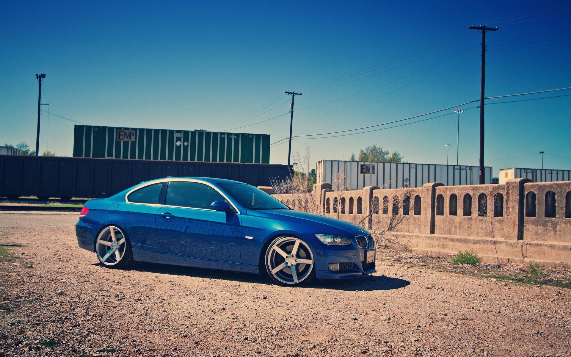car, BMW, BMW 3 Series, BMW E92 M3, Blue, Blue Cars Wallpaper