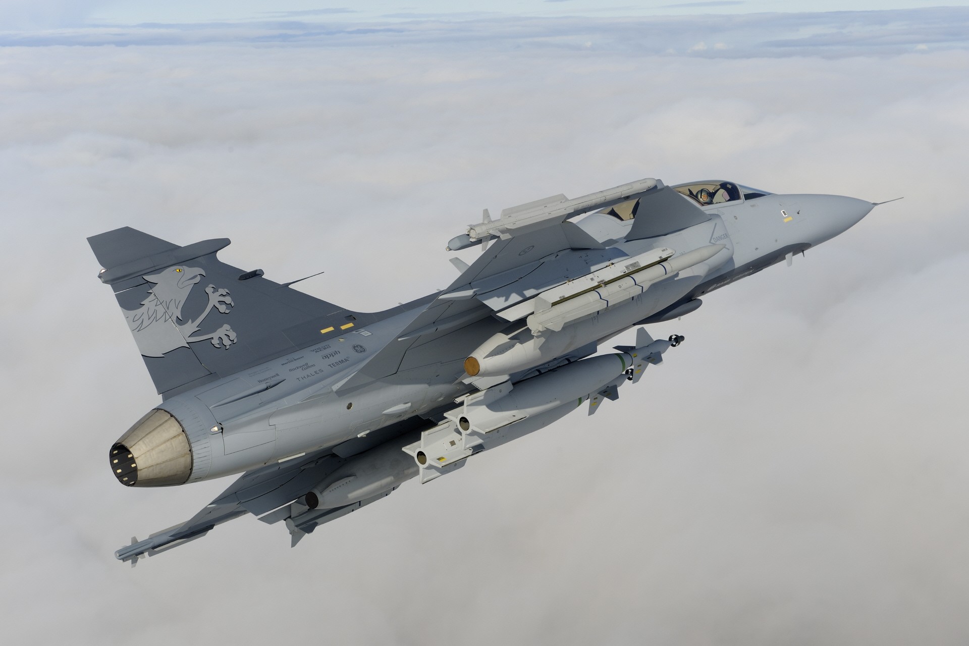JAS 39 Gripen, Military Aircraft, Military, Swedish Wallpaper