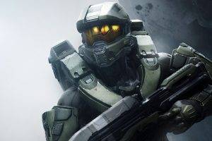 video Games, Halo 5, Master Chief, Spartans, Weapon, Armor