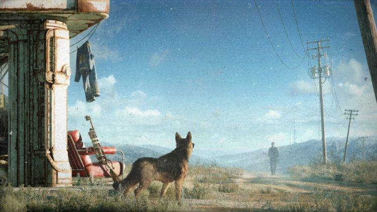 Fallout, Video Games, Fallout 4, Dogmeat HD Wallpaper Desktop Background