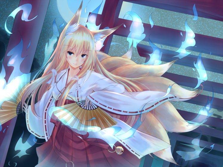 anime, Anime Girls, Kimono HD Wallpaper Desktop Background