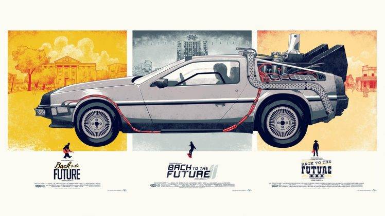 car, Back To The Future, DeLorean HD Wallpaper Desktop Background