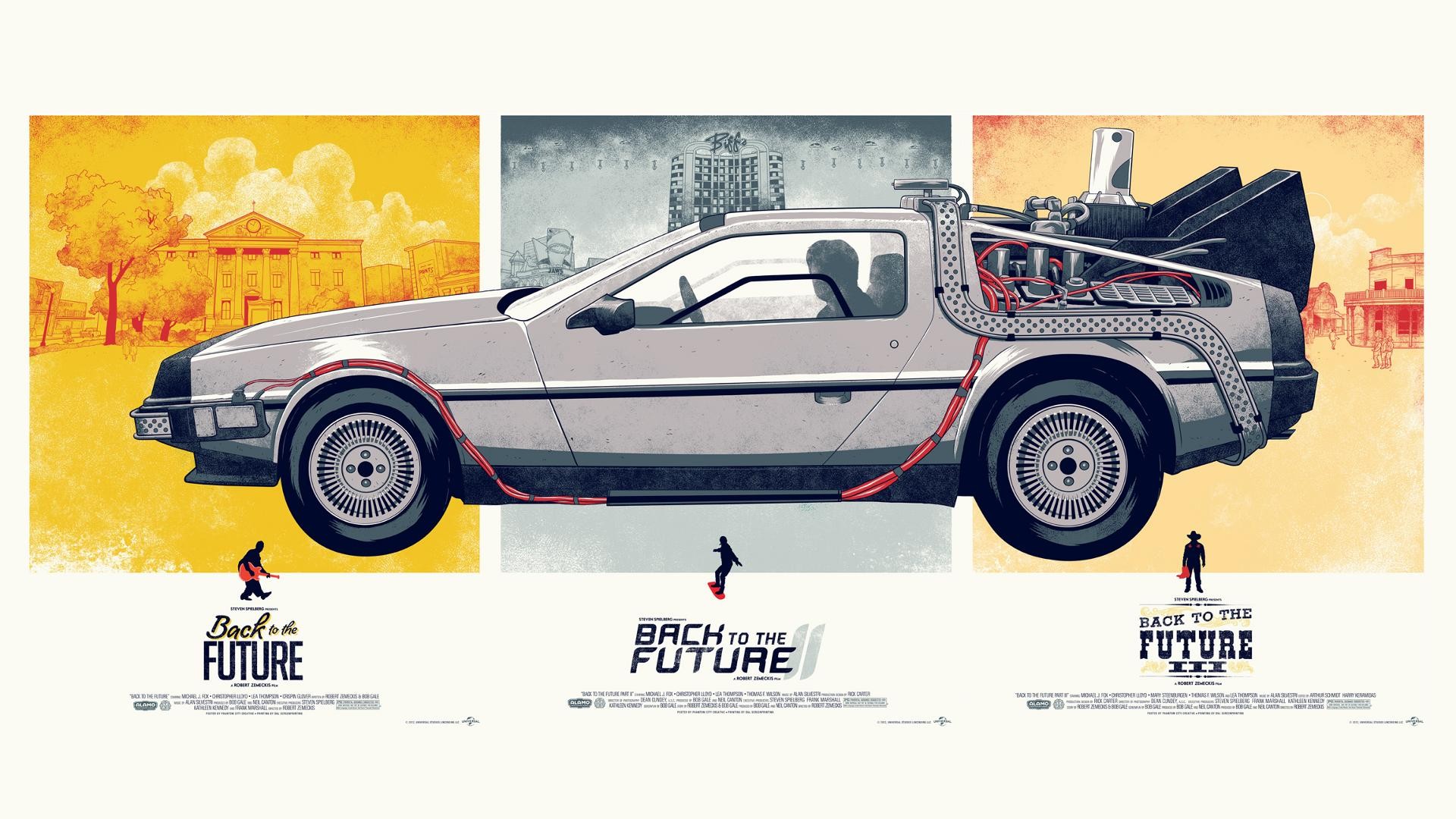 car, Back To The Future, DeLorean Wallpaper