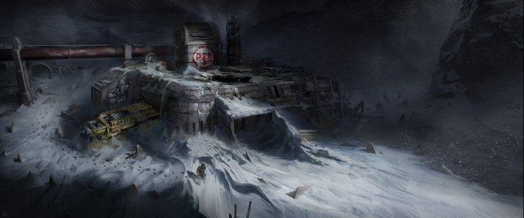 abandoned, Snow, Science Fiction, Dead Space HD Wallpaper Desktop Background
