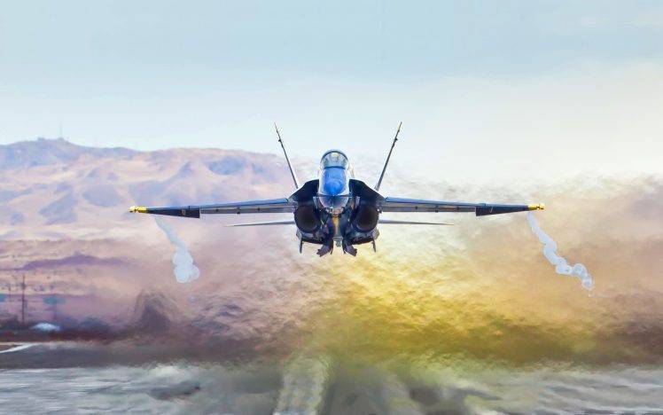 aircraft, Military Aircraft, McDonnell Douglas F A 18 Hornet, Jet Fighter HD Wallpaper Desktop Background