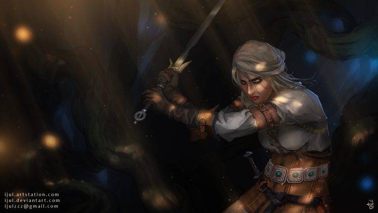 Ciri, The Witcher, The Witcher 3: Wild Hunt, Video Games HD Wallpaper Desktop Background