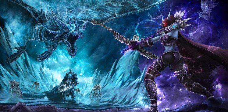heroes Of The Storm, Lich King, World Of Warcraft, Sylvanas Windrunner, Archers, Dragon, Undead HD Wallpaper Desktop Background