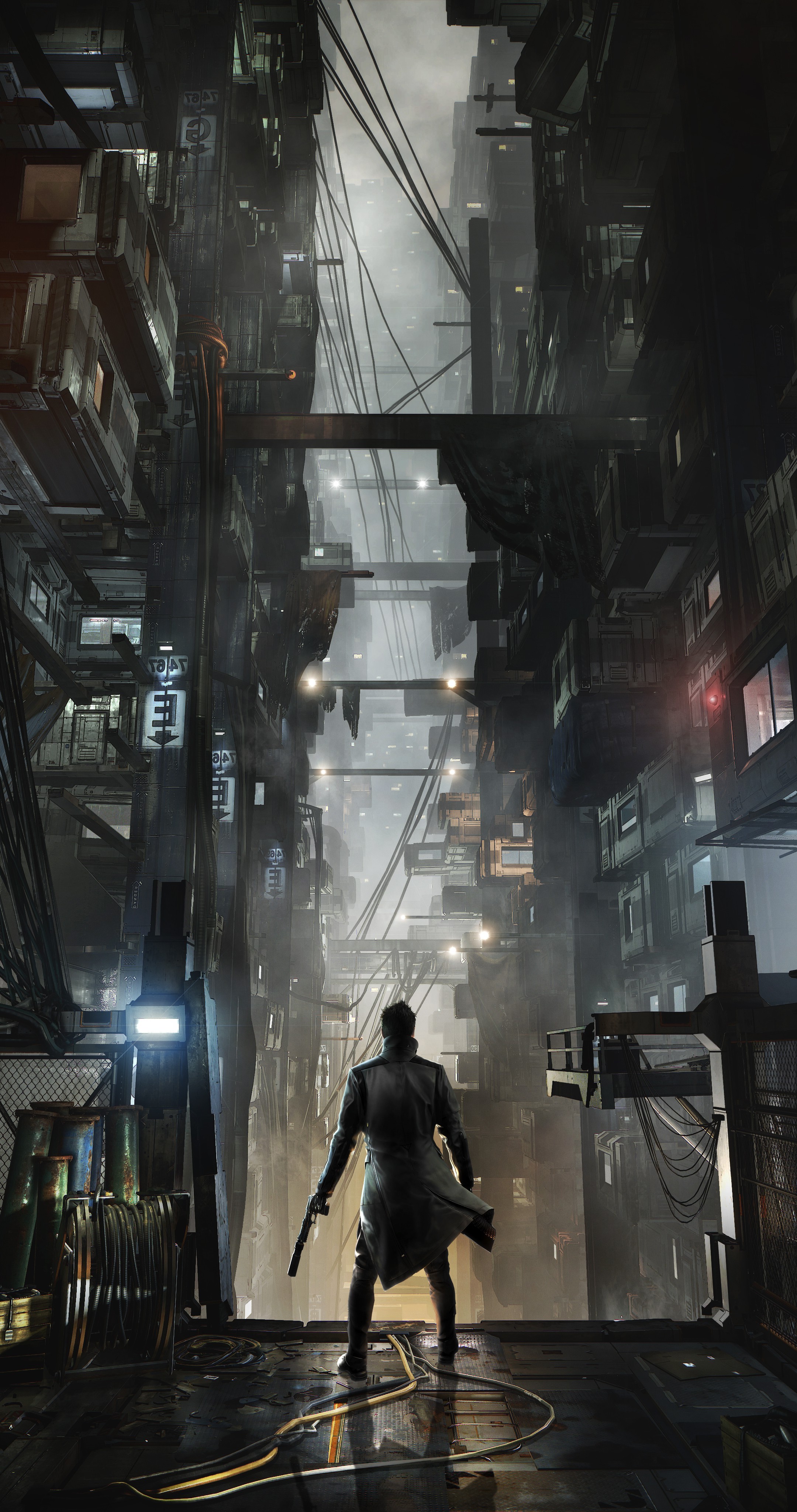 Deus Ex: Mankind Divided, Adam Jensen, Cyberpunk, Video Games, Futuristic Wallpaper