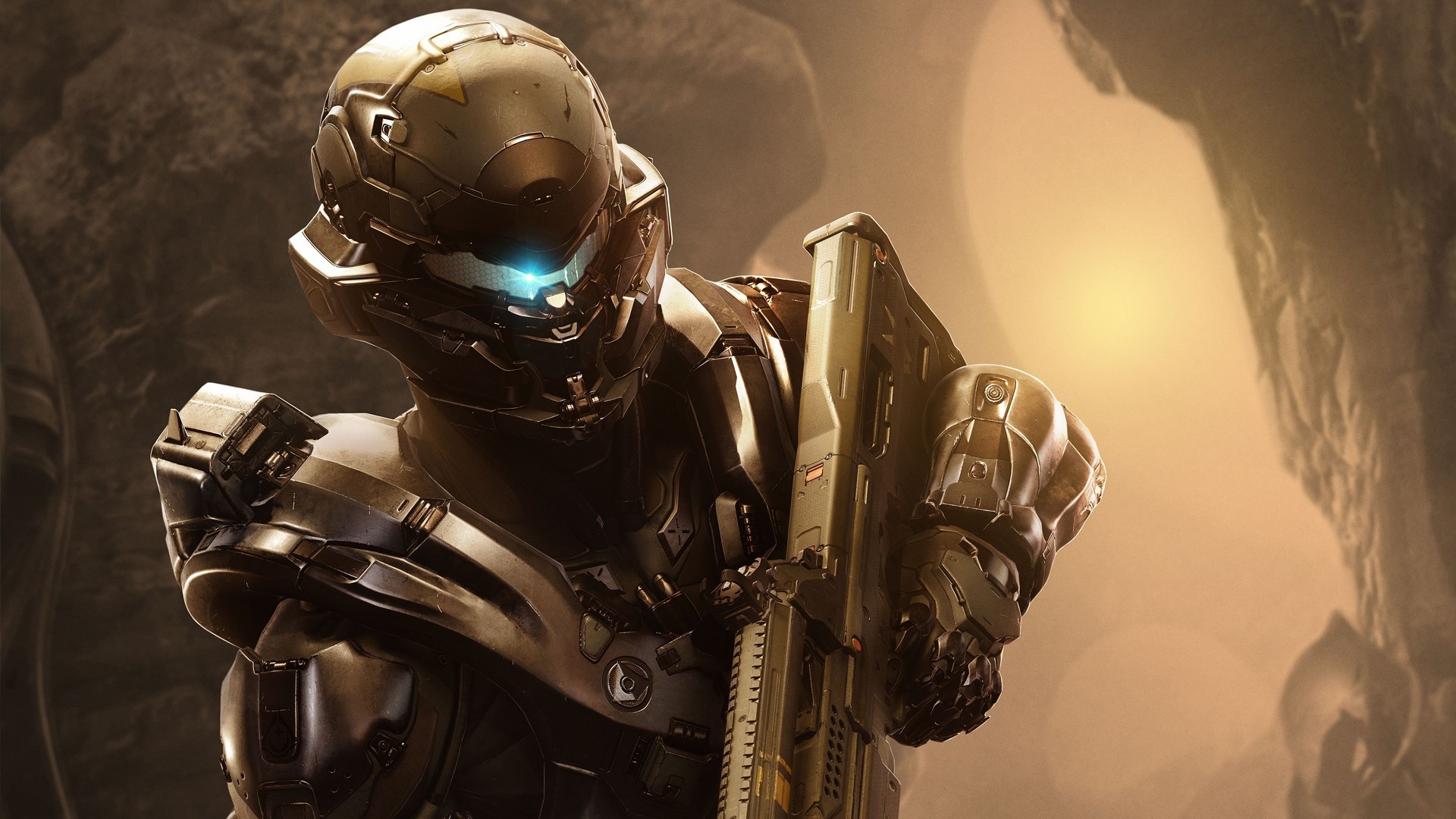 Halo 5, Video Games, Spartans, Armor, Weapon, Spartan Locke Wallpaper