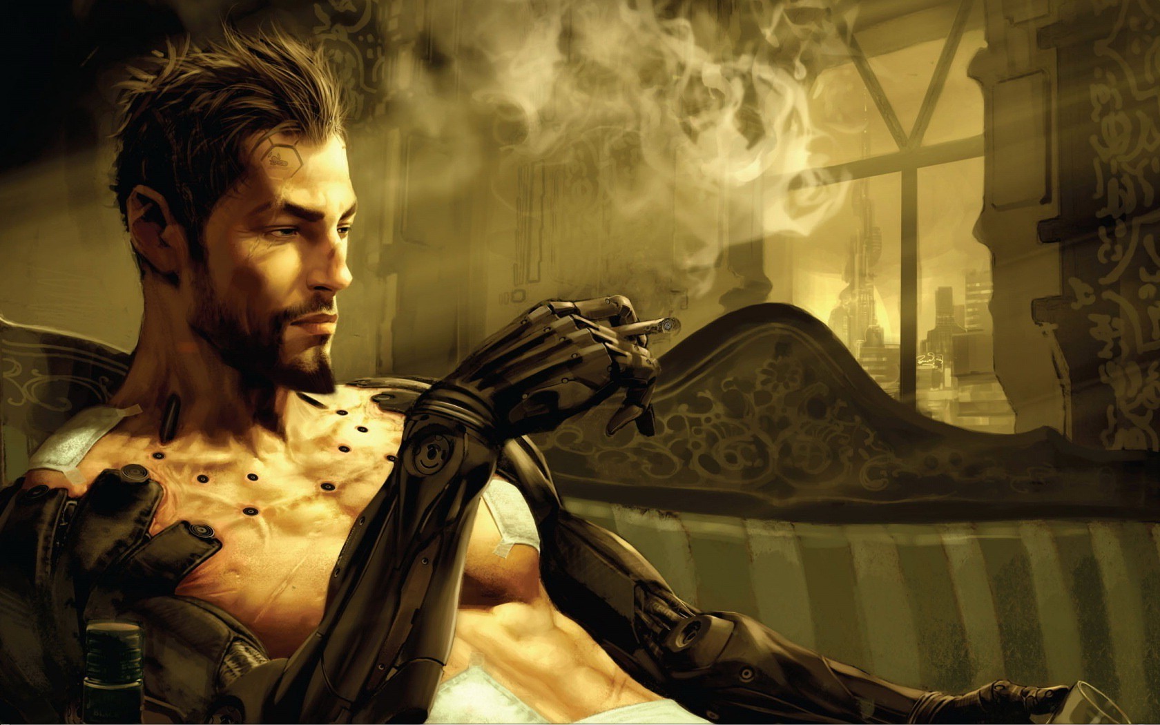 Adam Jensen, Deus Ex: Human Revolution, Video Games Wallpaper