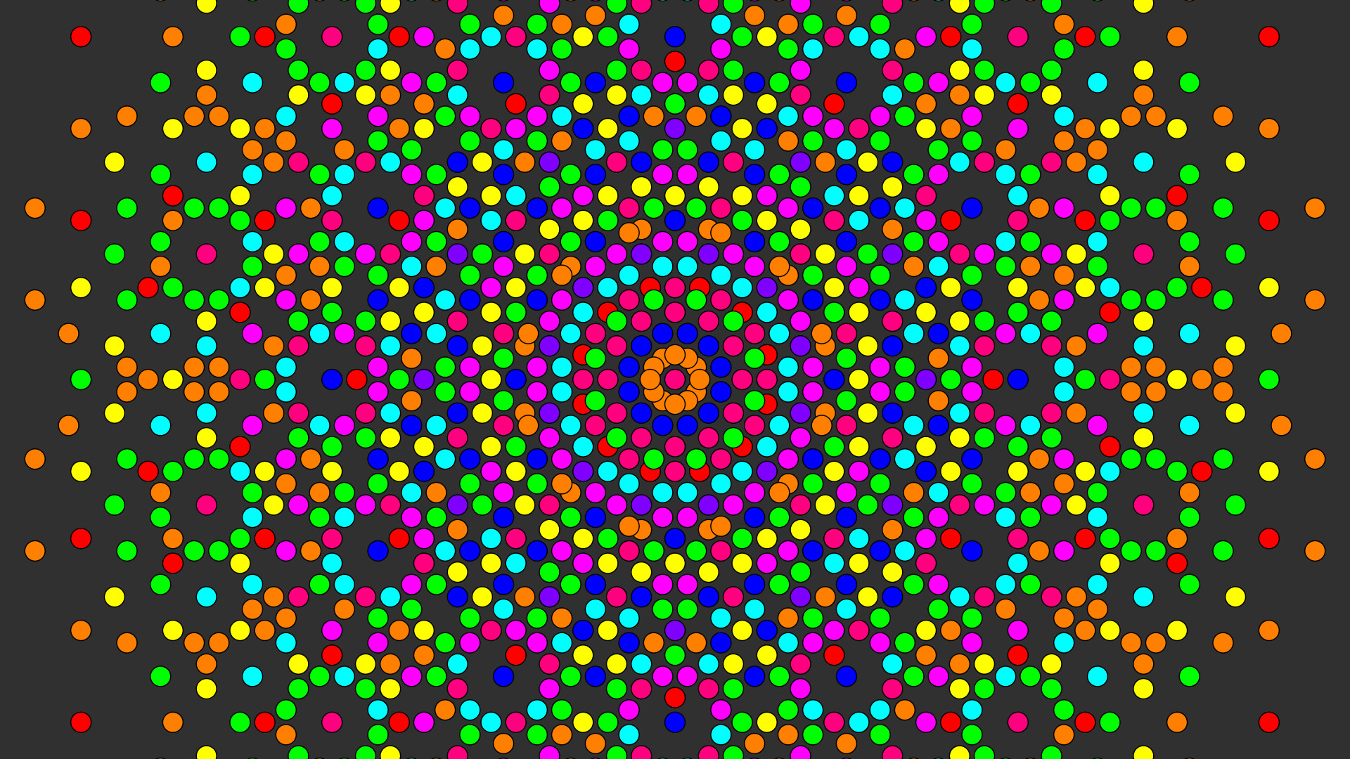 psychedelic, Colorful, Circle, Artwork, Abstract, Symmetry Wallpaper