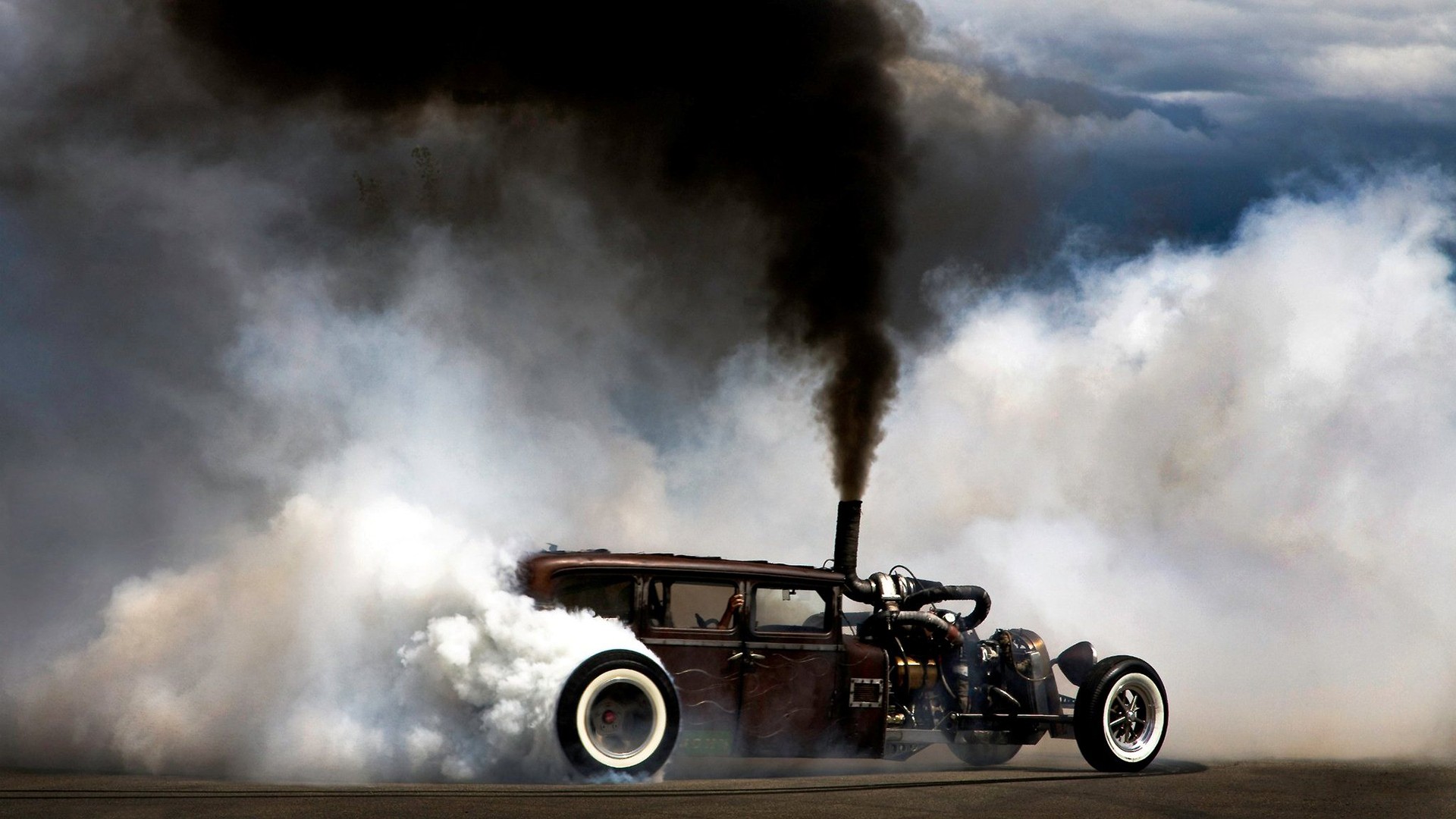 smoke, Car, Burnout Wallpaper