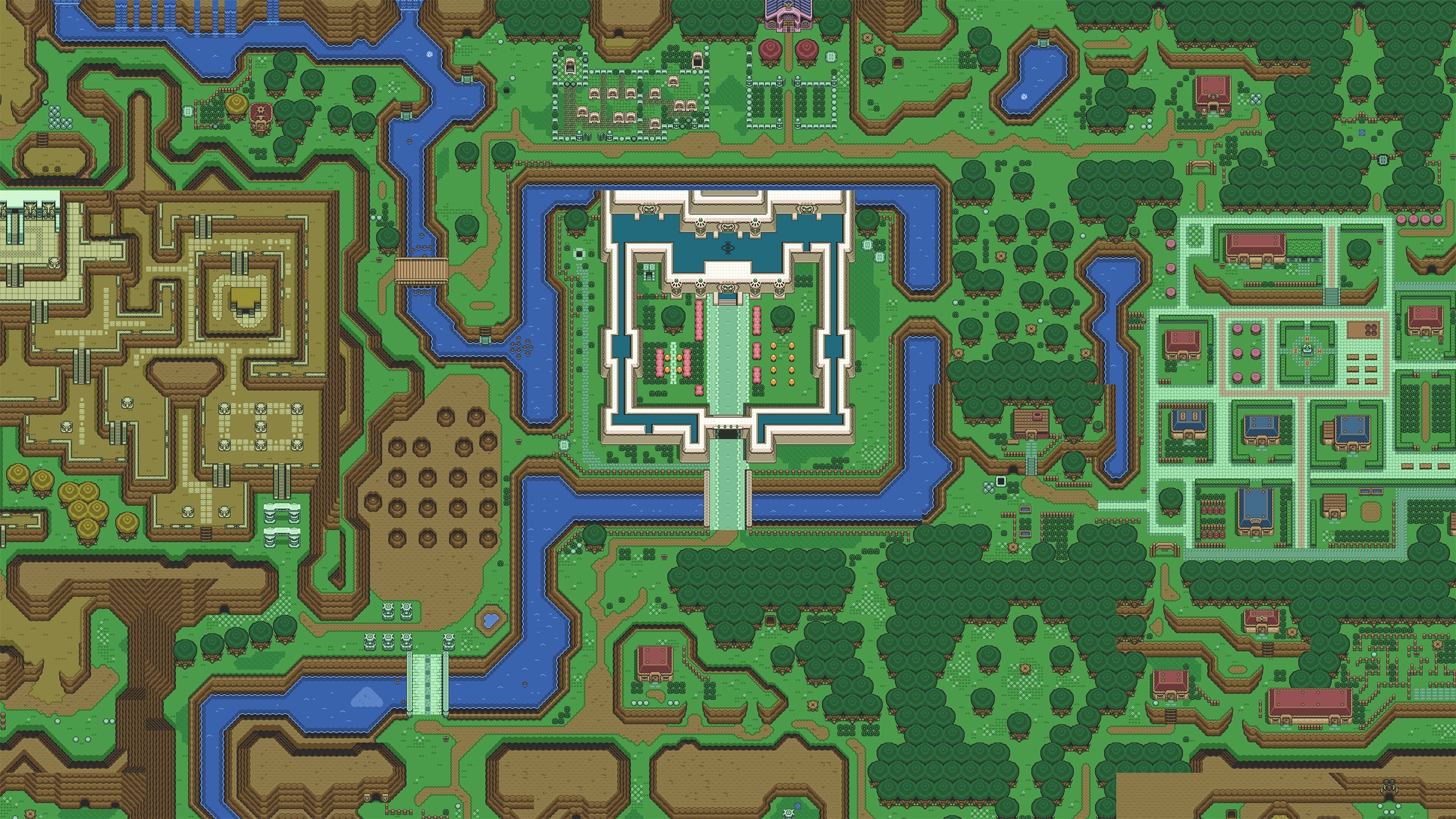 The Legend Of Zelda: A Link To The Past, Map, Video Games, The Legend Of Zelda Wallpaper