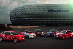 car, Audi A1, Allianz Arena