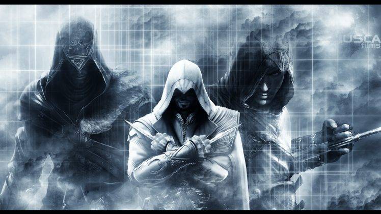 Ezio Auditore Da Firenze, Assassins Creed, Assassins Creed: Revelations, Assassins Creed: Brotherhood, Altaïr Ibn LaAhad HD Wallpaper Desktop Background