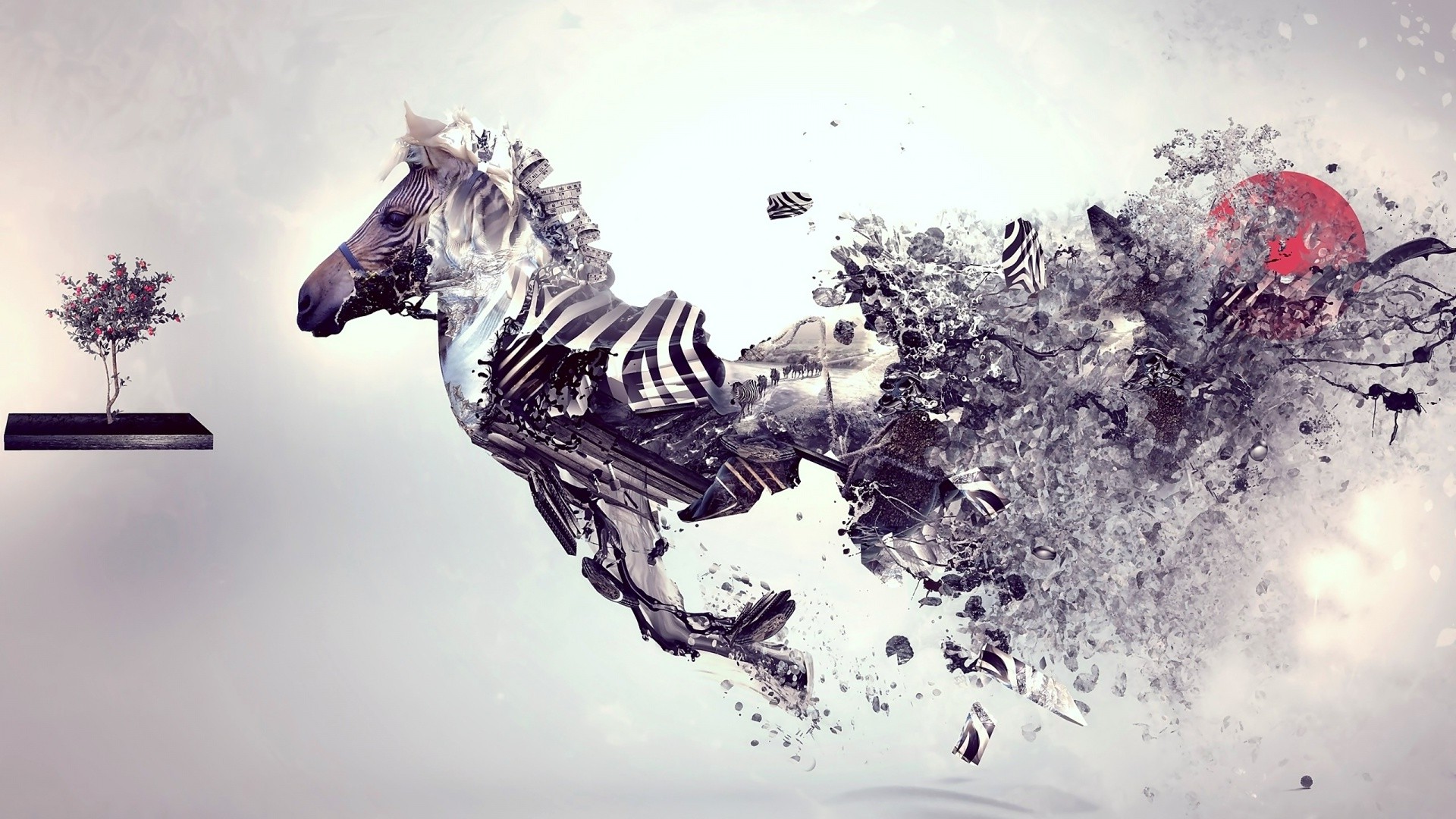 abstract, Zebras, Animals Wallpapers HD / Desktop and Mobile Backgrounds