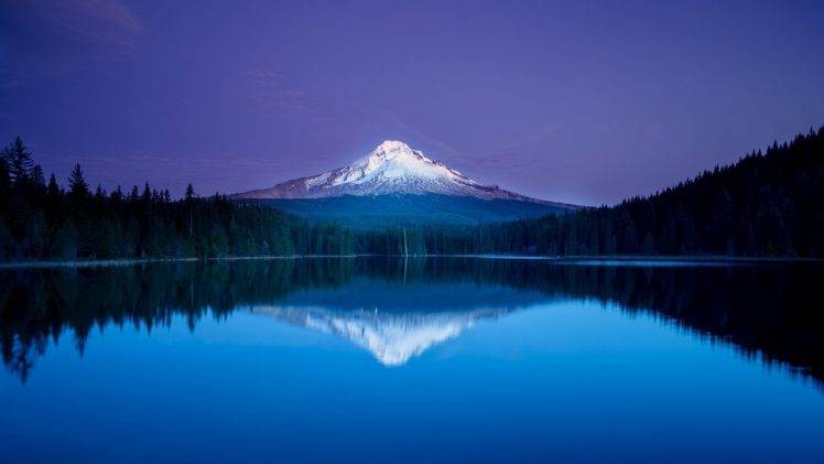 landscape, Mountain, Snow, Water, Lake, Nature HD Wallpaper Desktop Background